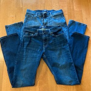 Hollister, 2 pair Men’s Jeans, 30x34, EUC